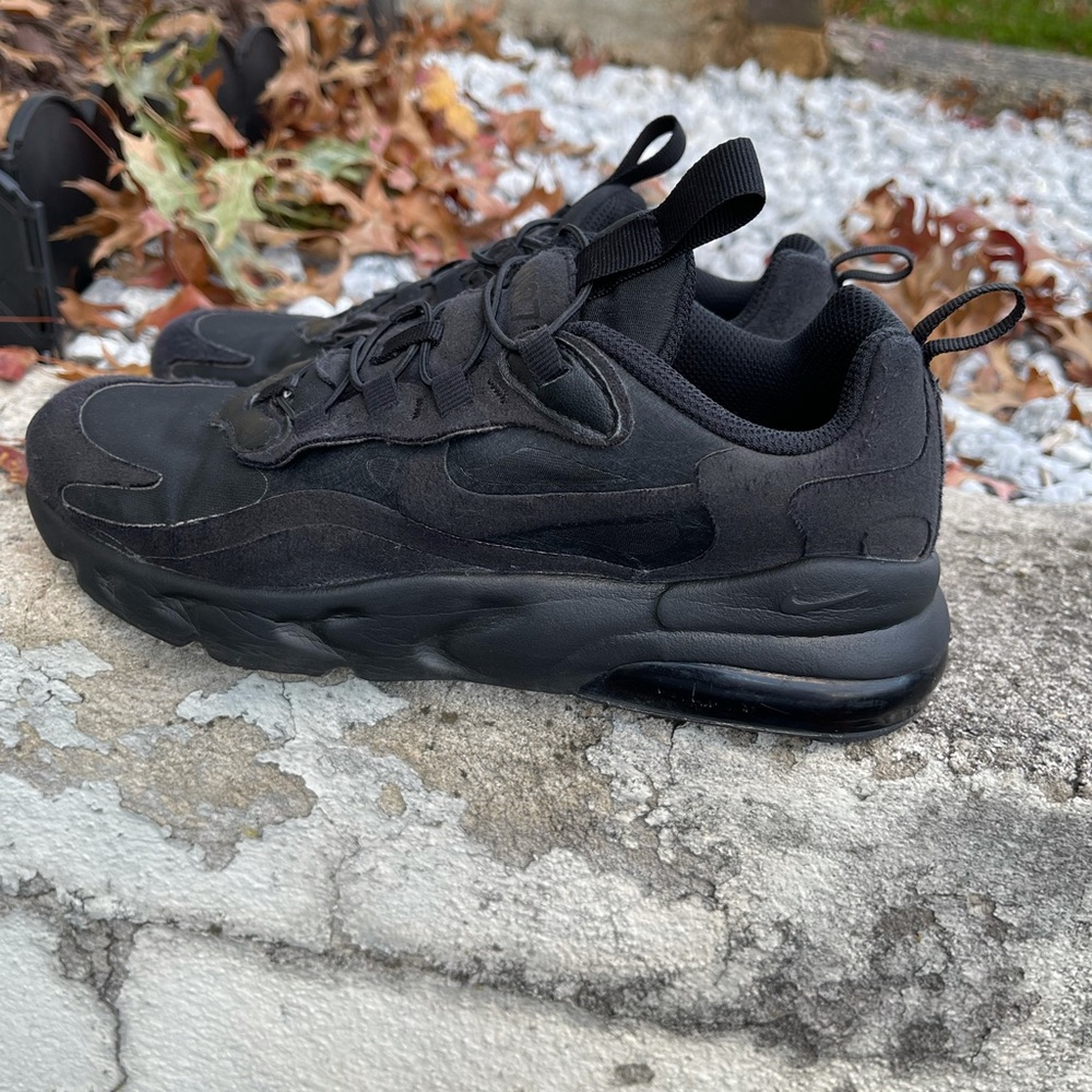 Nike Air Max 270 React RT PS Triple Black Bq0102